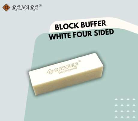 BLOCK BUFFER WHITE FOUR SIDED 100_100_100_100