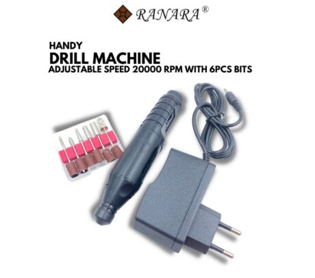 DRILL MACHINE HANDY ADJUSTABLE SPEED 20000 RPM WITH 6PCS BITS (1)