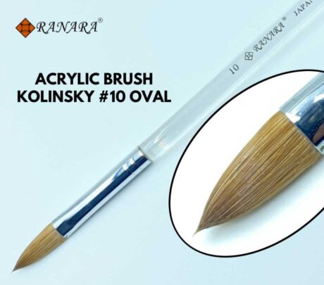 ACRYLIC BRUSH KOLINSKY #10 oval (2)