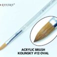 Acrylic Brush Kolinsky #12 Oval