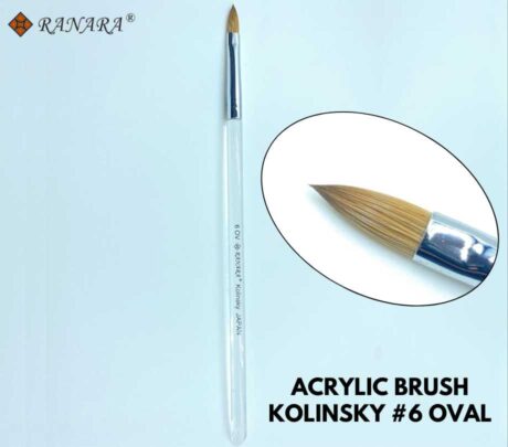 ACRYLIC BRUSH KOLINSKY #6 OVAL (1)