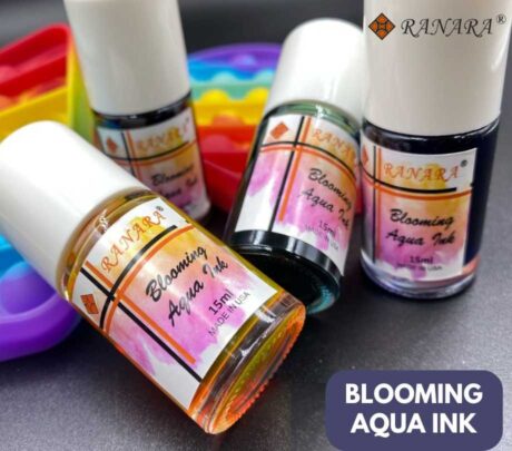 blooming aqua ink