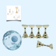DIY MAGNETIC STAND CRYSTAL BASE (5PCS SET)