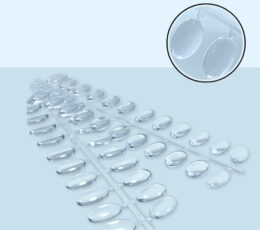 DISPLAY TIPS JELLY CLEAR - 60PCS SET