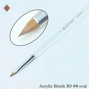 ACRYLIC BRUSH KOLINSKY 3D— #8 OVAL