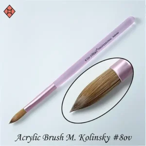 Acrylic Brush Mong Kolinsky Oval #8