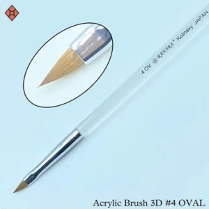 Acrylic Brush Oval #4