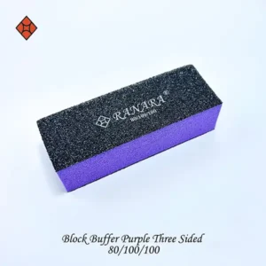 block Buffer Purple Three Sided