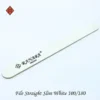 File Straight Slim White